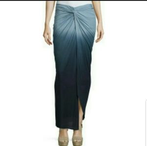Young,Fabulous&Broke Kulani Blue Ombre Maxi Skirt